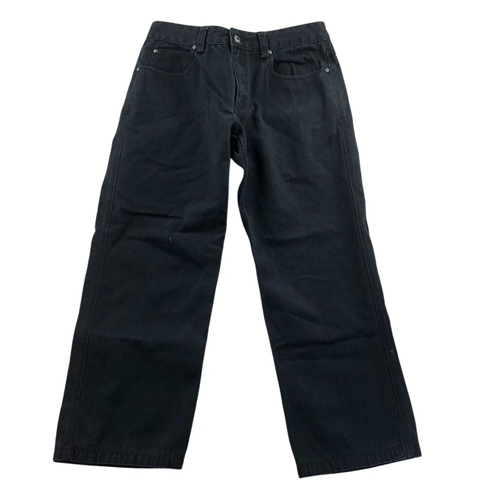 Duluth Trading Co. Mens Jeans 34X30 Black Denim Straight Leg Classic Casual